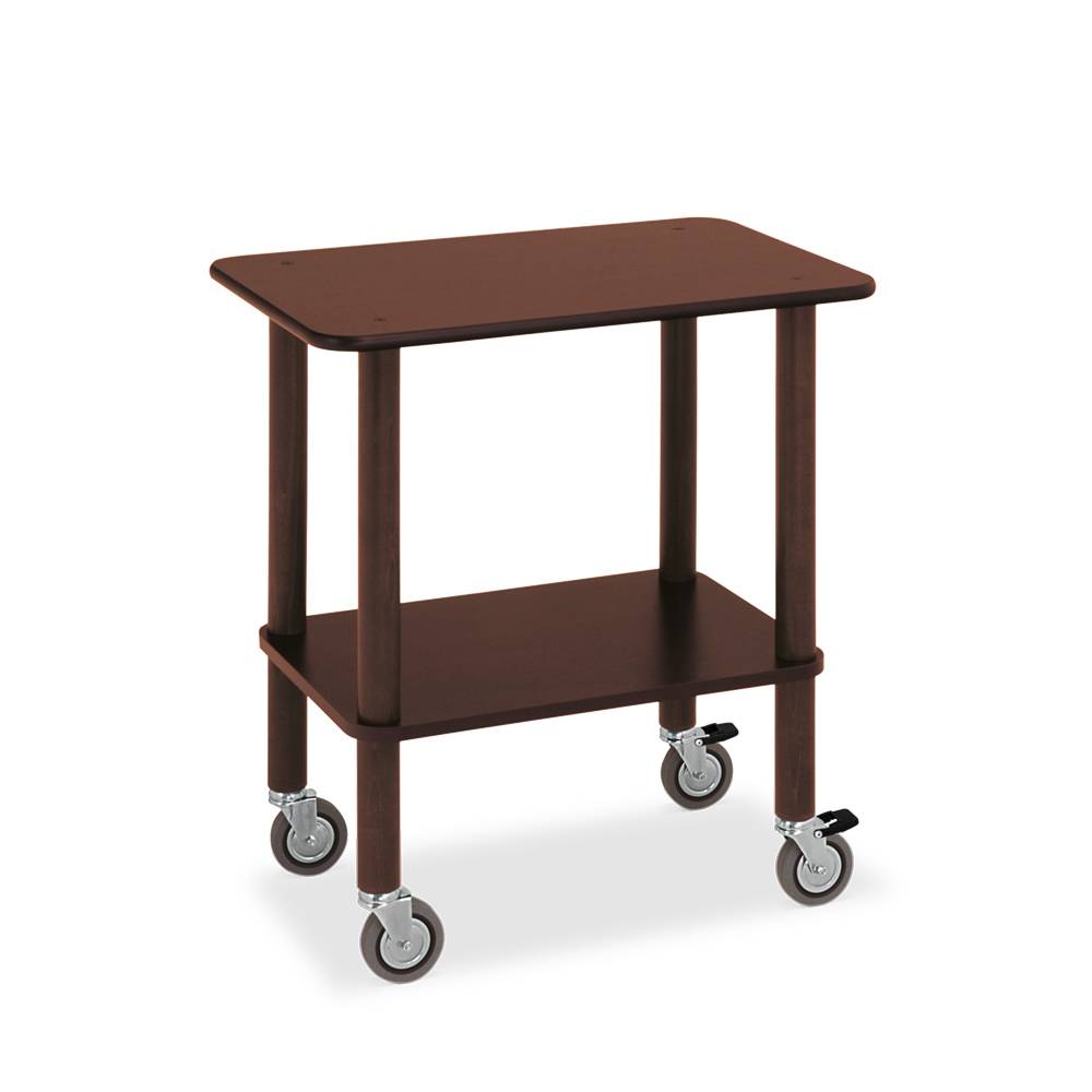 ETERNASOLID Servierwagen Classic H12, 2 Böden, Wenge