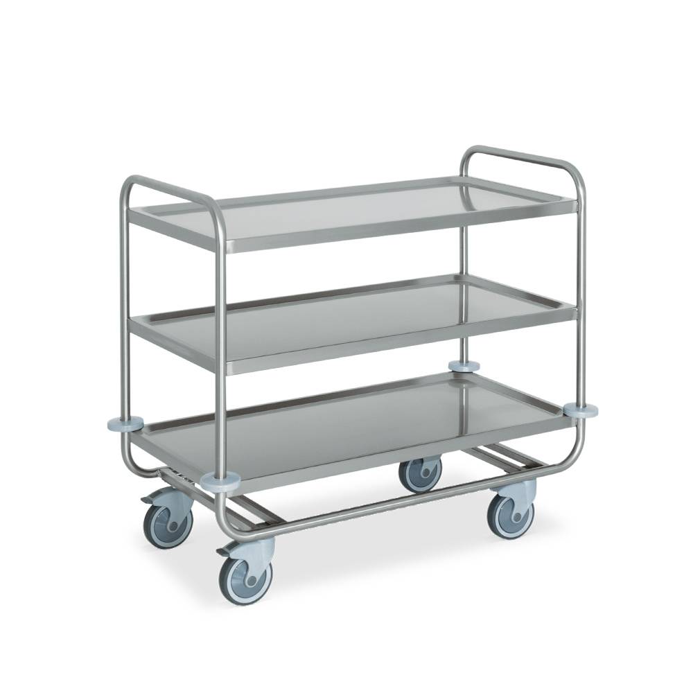 ETERNASOLID Schwerlastwagen Potency 100 x 60 cm (BxT), fest verschweißt, schallgedämpft, 3 Böden