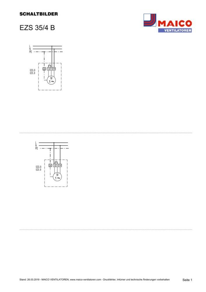 Maico Axial-Wandventilator EZS 35/4 B