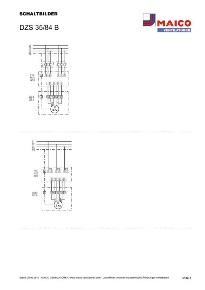Maico Axial-Wandventilator DZS 35/84 B
