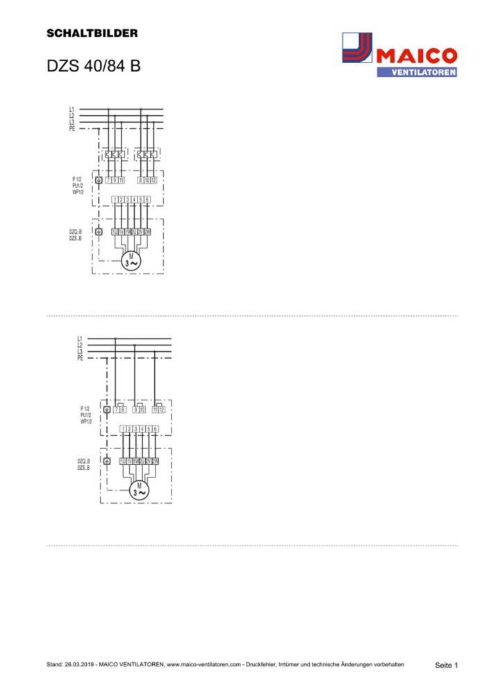 Maico Axial-Wandventilator DZS 40/84 B