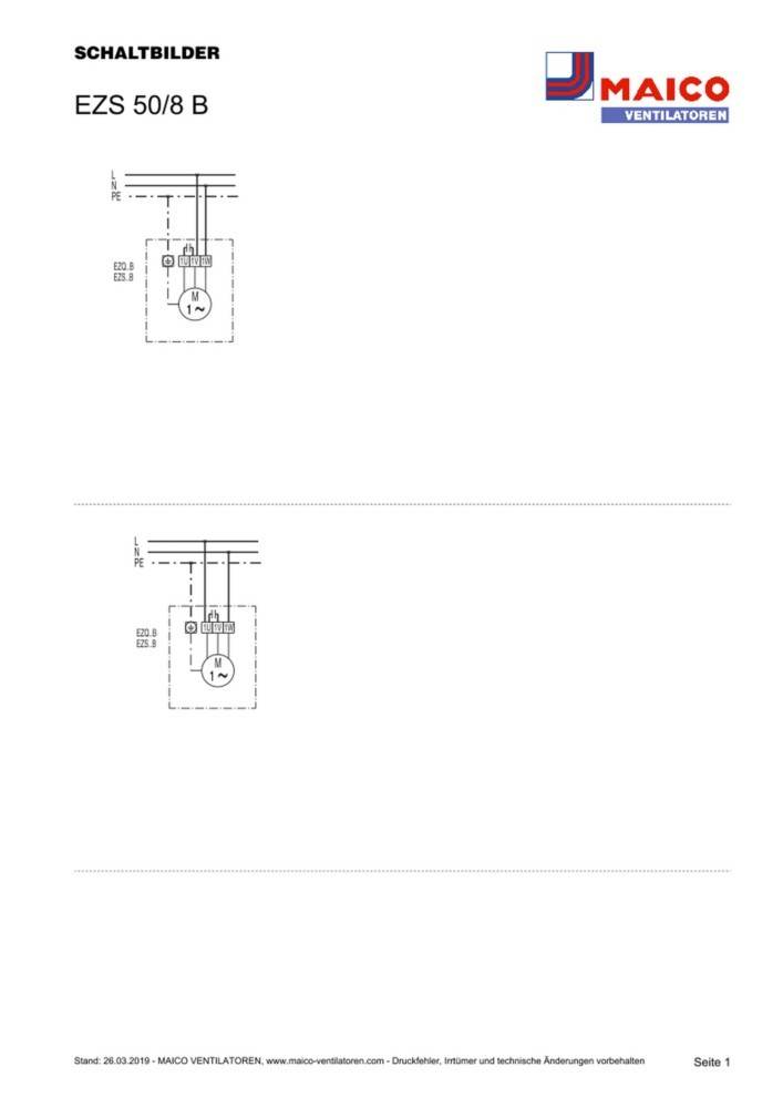 Maico Axial-Wandventilator EZS 50/8 B