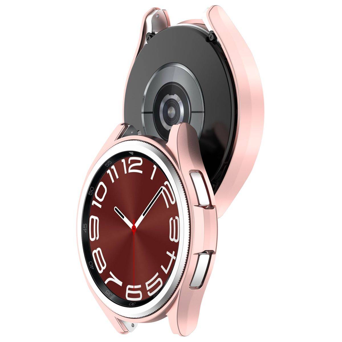 Für Samsung Galaxy Watch 6 Classic 43mm Smartwatch Schutzhülle Gold