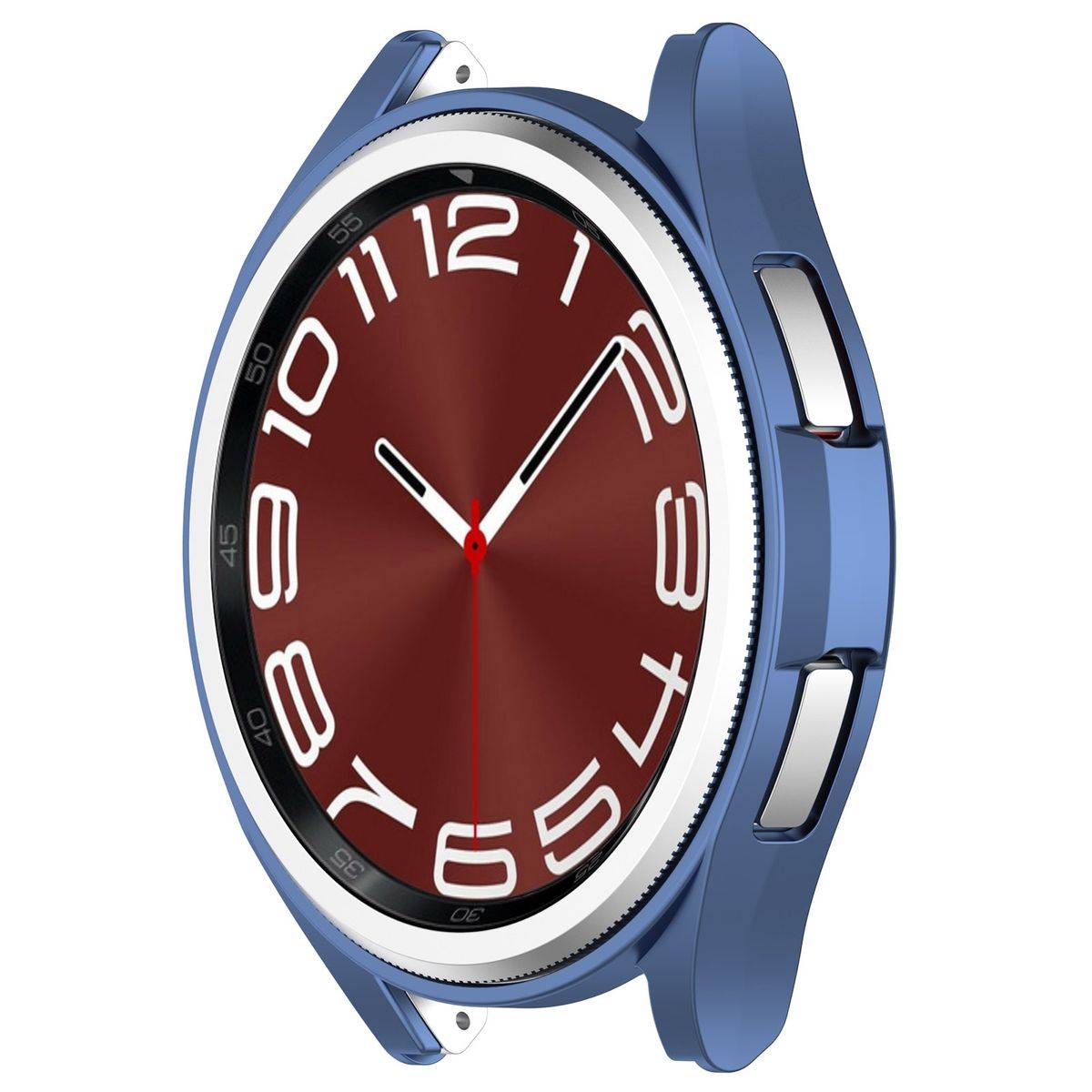 Für Samsung Galaxy Watch 6 Classic 43mm Smartwatch Schutzhülle Blau