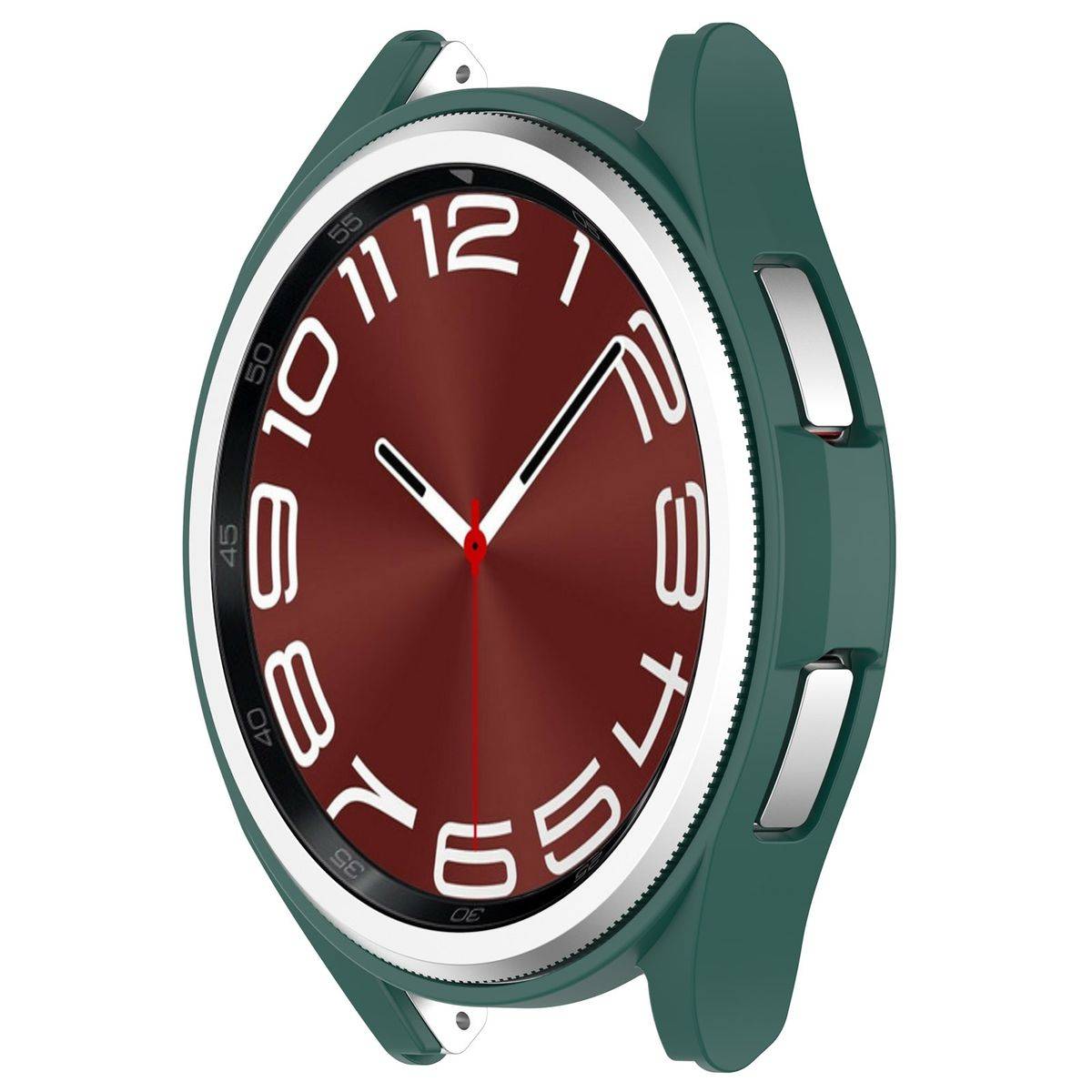 Für Samsung Galaxy Watch 6 Classic 43mm Smartwatch Schutzhülle Grün
