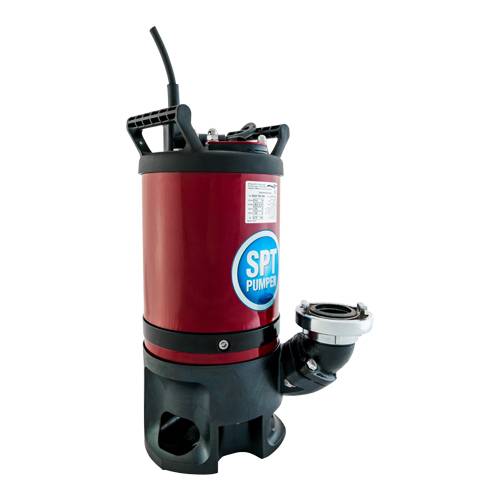 SPT PUMPEN SVX 750 W - Schlamm-Tauchmotorpumpe (0,75 kW | 230V / 50 Hz | Fördermenge max. 25,8 m³/h | Förderhöhe max.