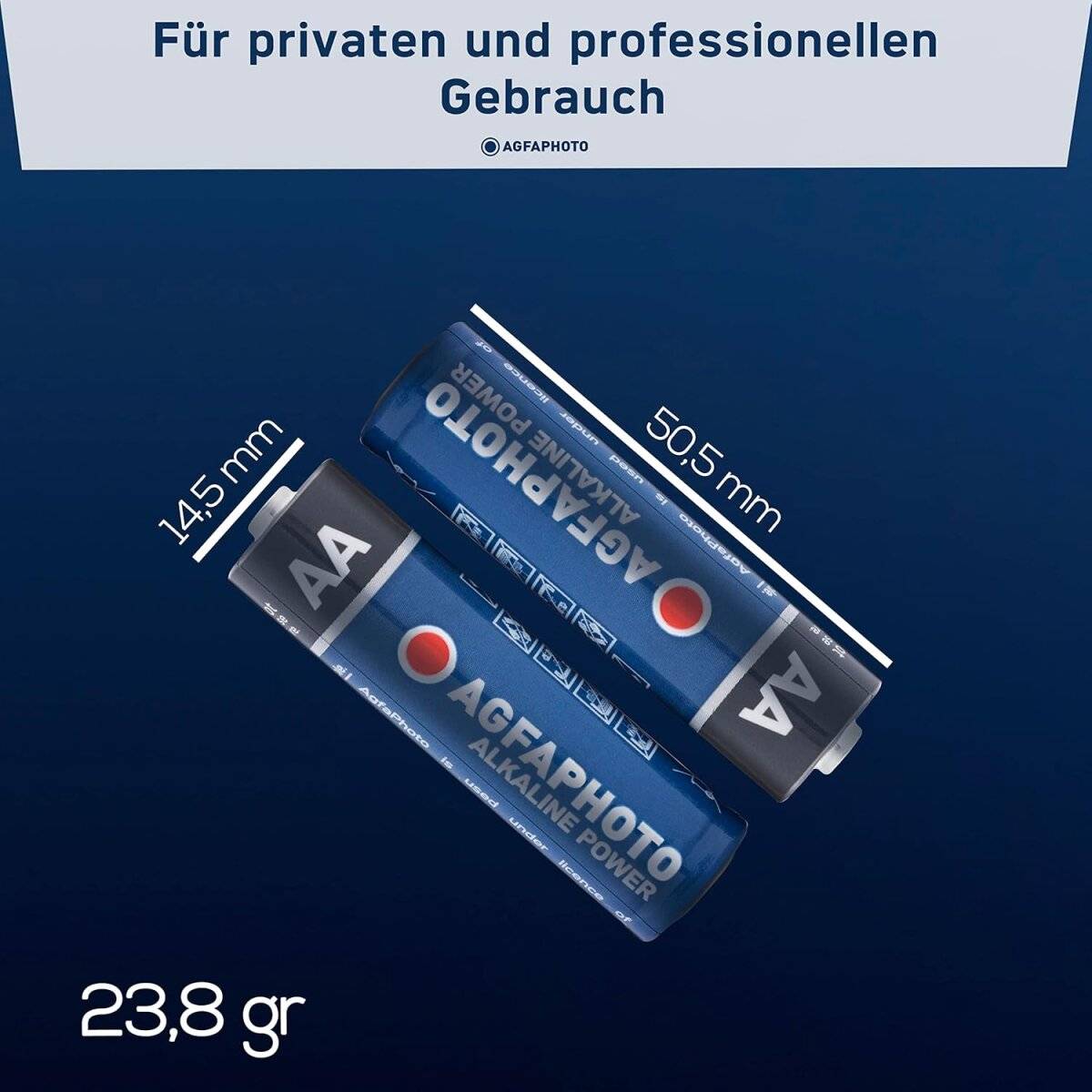 AgfaPhoto Alkaline Batterien Mignon, AA, LR06, 1.5V 100er Box