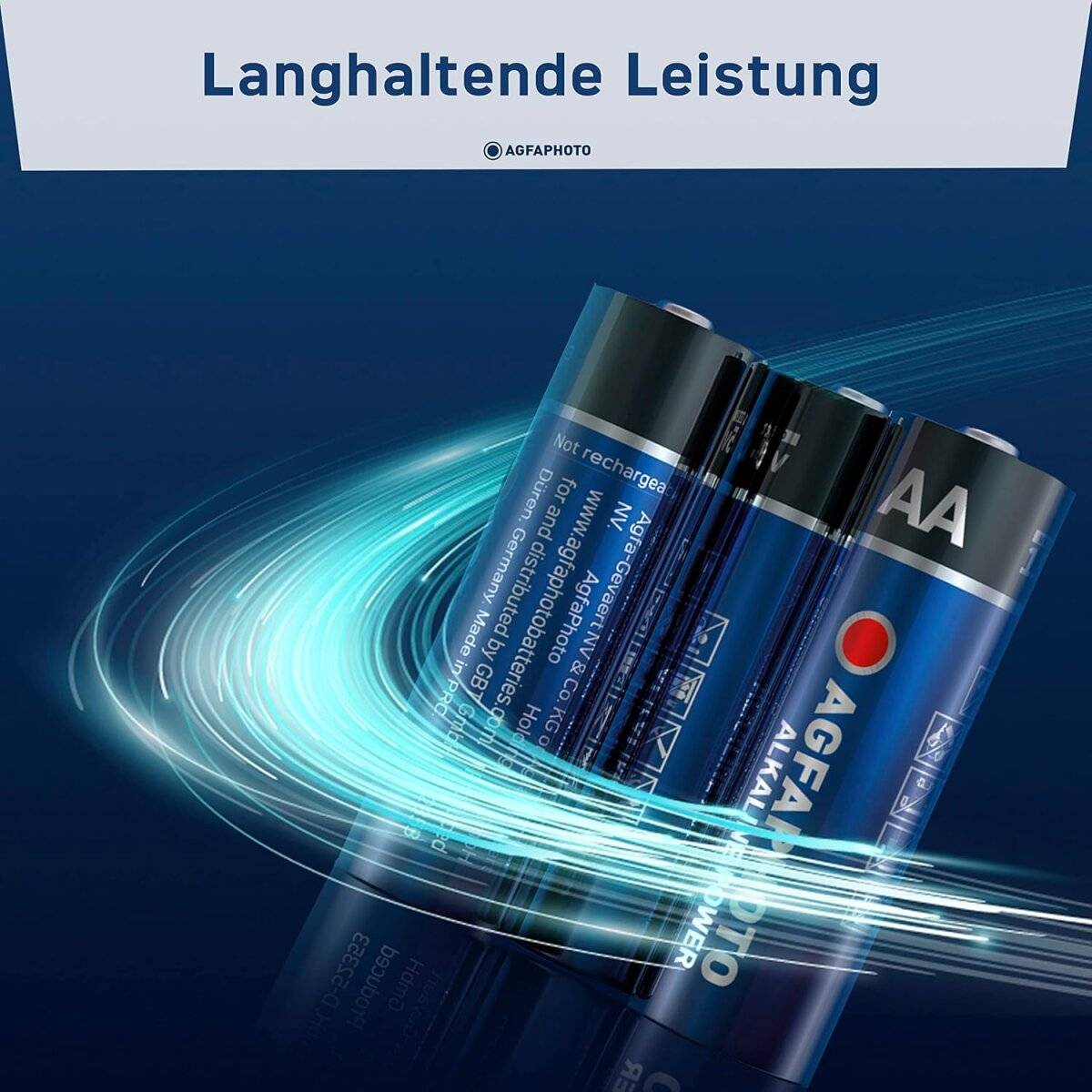 AgfaPhoto Alkaline Batterien Mignon, AA, LR06, 1.5V 100er Box