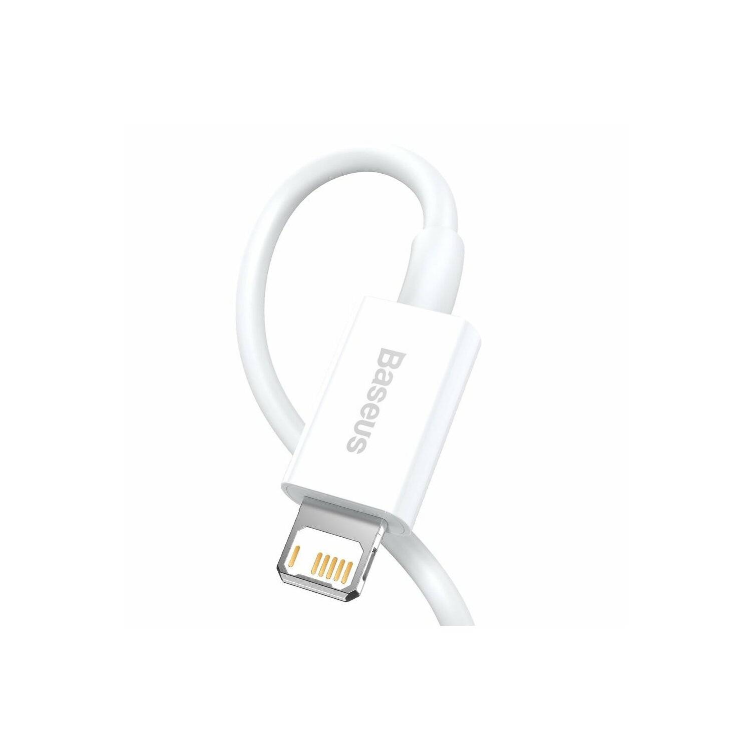 Baseus Superior Kabel USB - iPhone 2,4A 2 m Weiß (CALYS-C02)