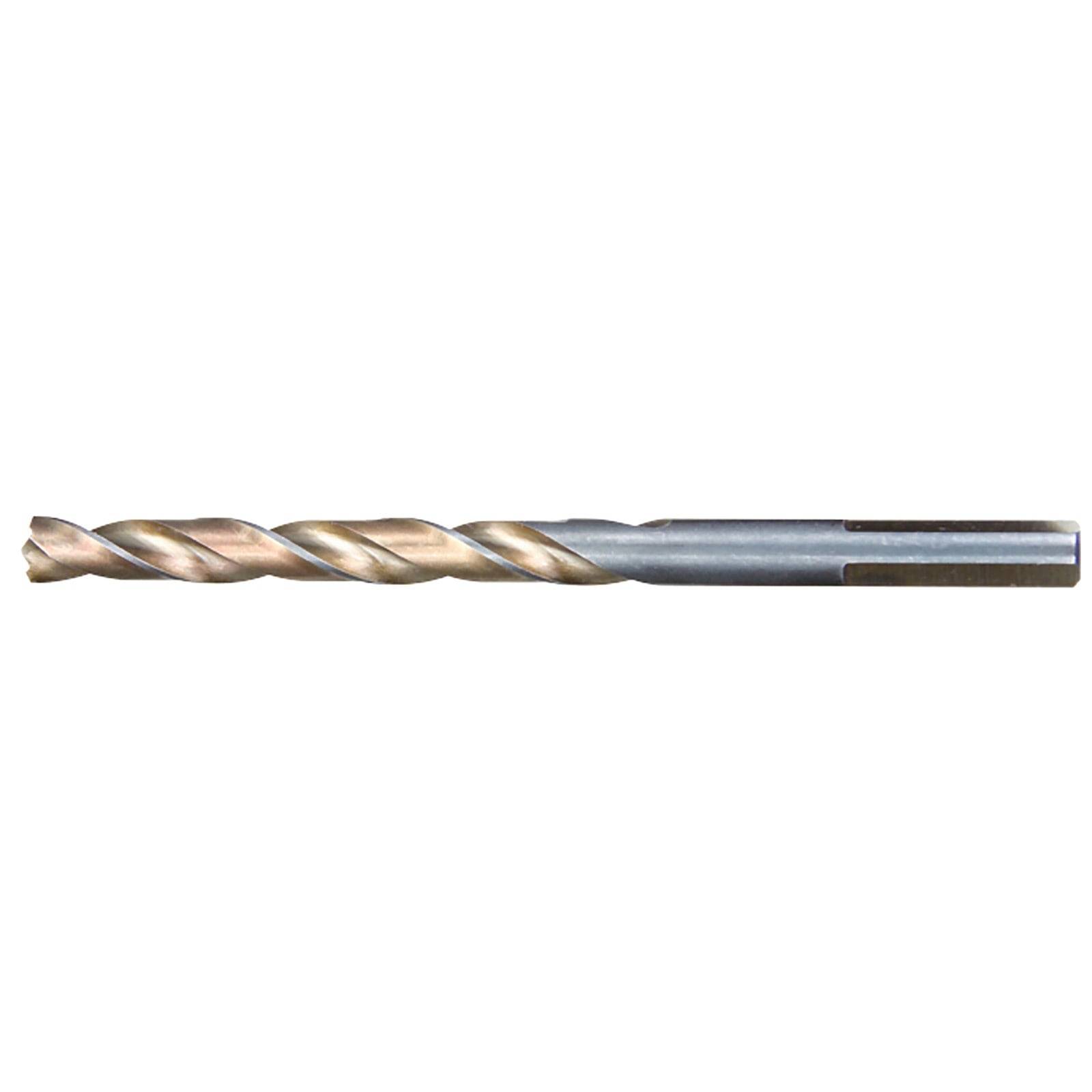 Ein Metallbohrer mit einer Spiralnut, der zum Bohren von Löchern in verschiedenen Materialien verwendet wird.