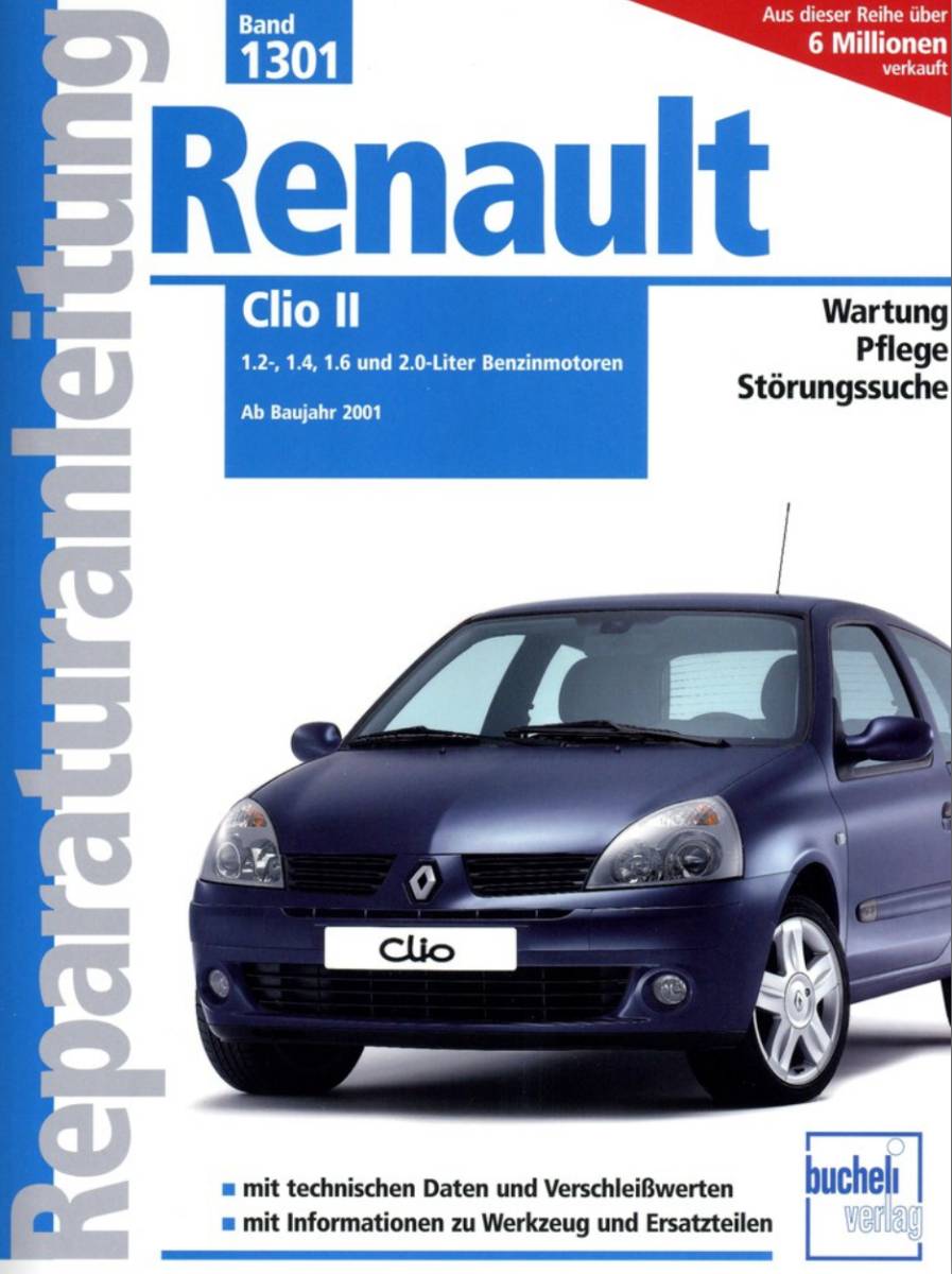 Renault Clio II ab BJ 2001 - Fachliteratur