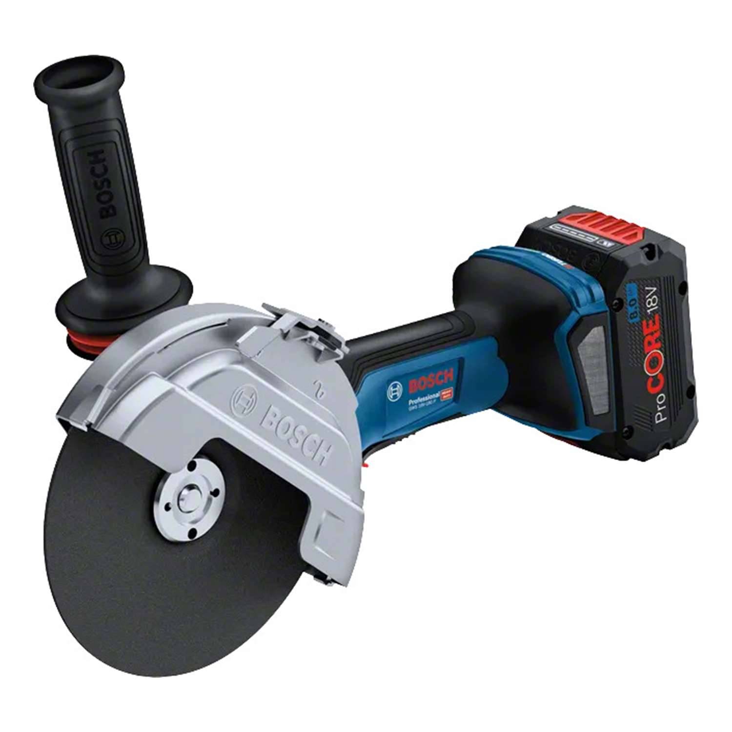 BOSCH Bosch Akku-Winkelschleifer, GWS 18V-180 P 180,0mm x 22,23mm incl. ohne Akku Akku-Spannung 18V ähnlich 1500W,
