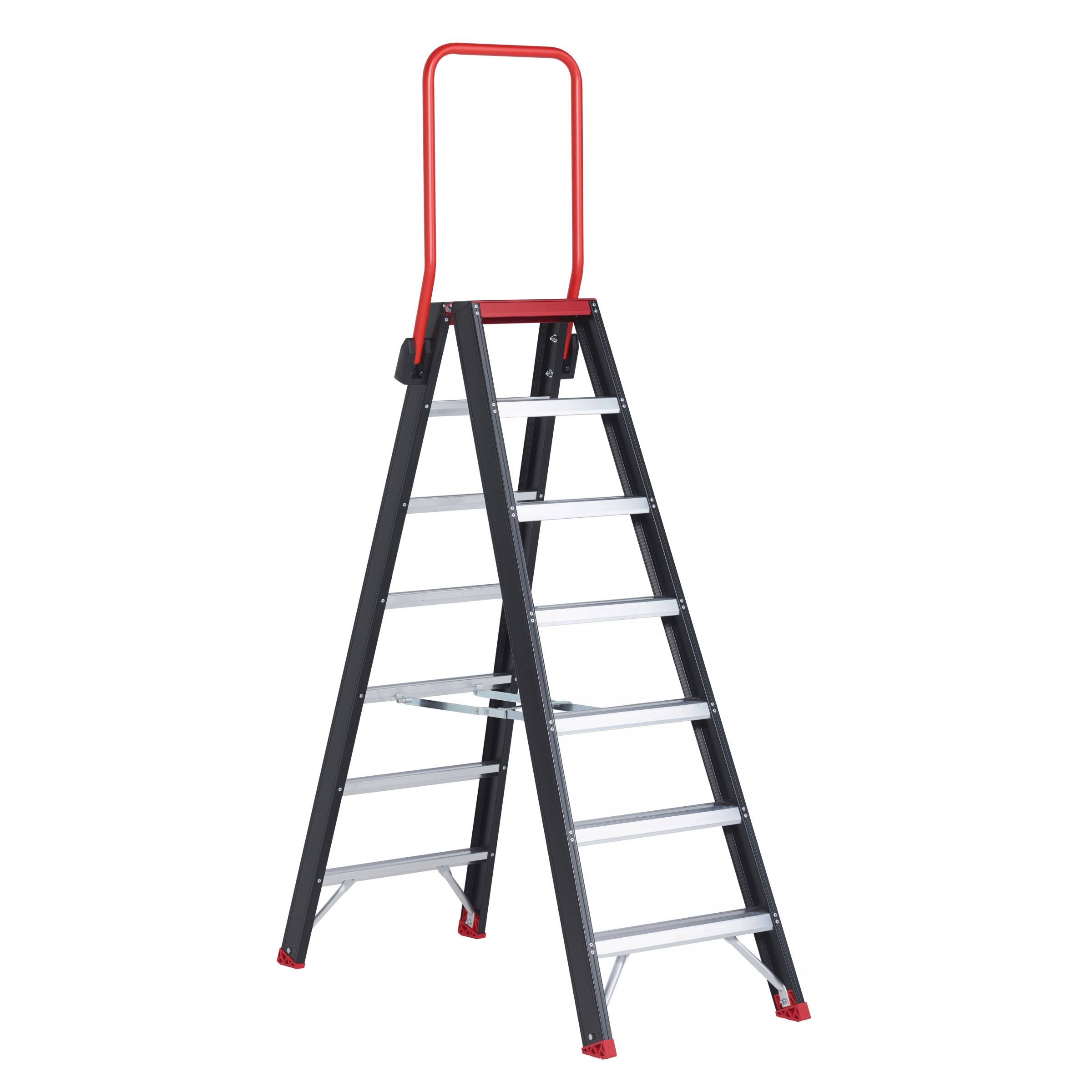 Altrex Taurus beidseitig begehbare Stufenleiter TDO 7 Stufen mit Bügel