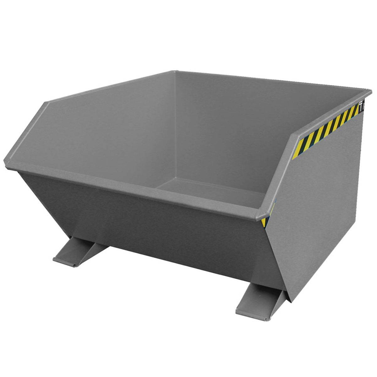 Kippbehälter GU 1000, lackiert, Mausgrau