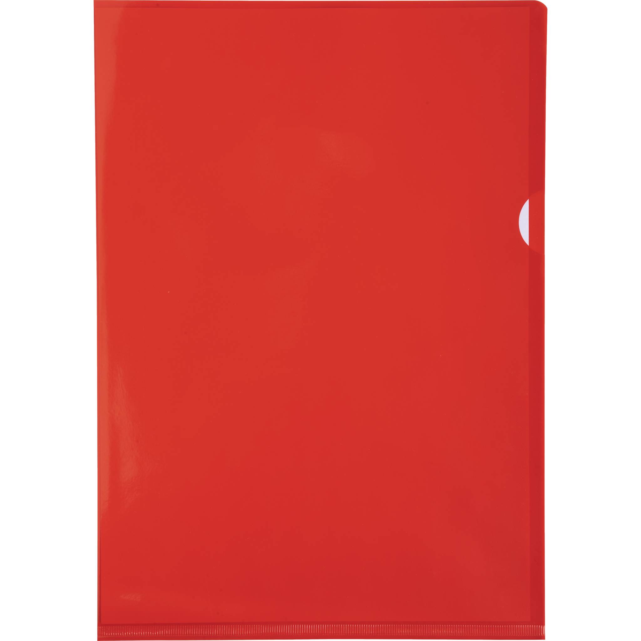Exacompta 10x Pack 10 Aktensichthüllen glattem festem PVC 130µ A4 Rot 660575E
