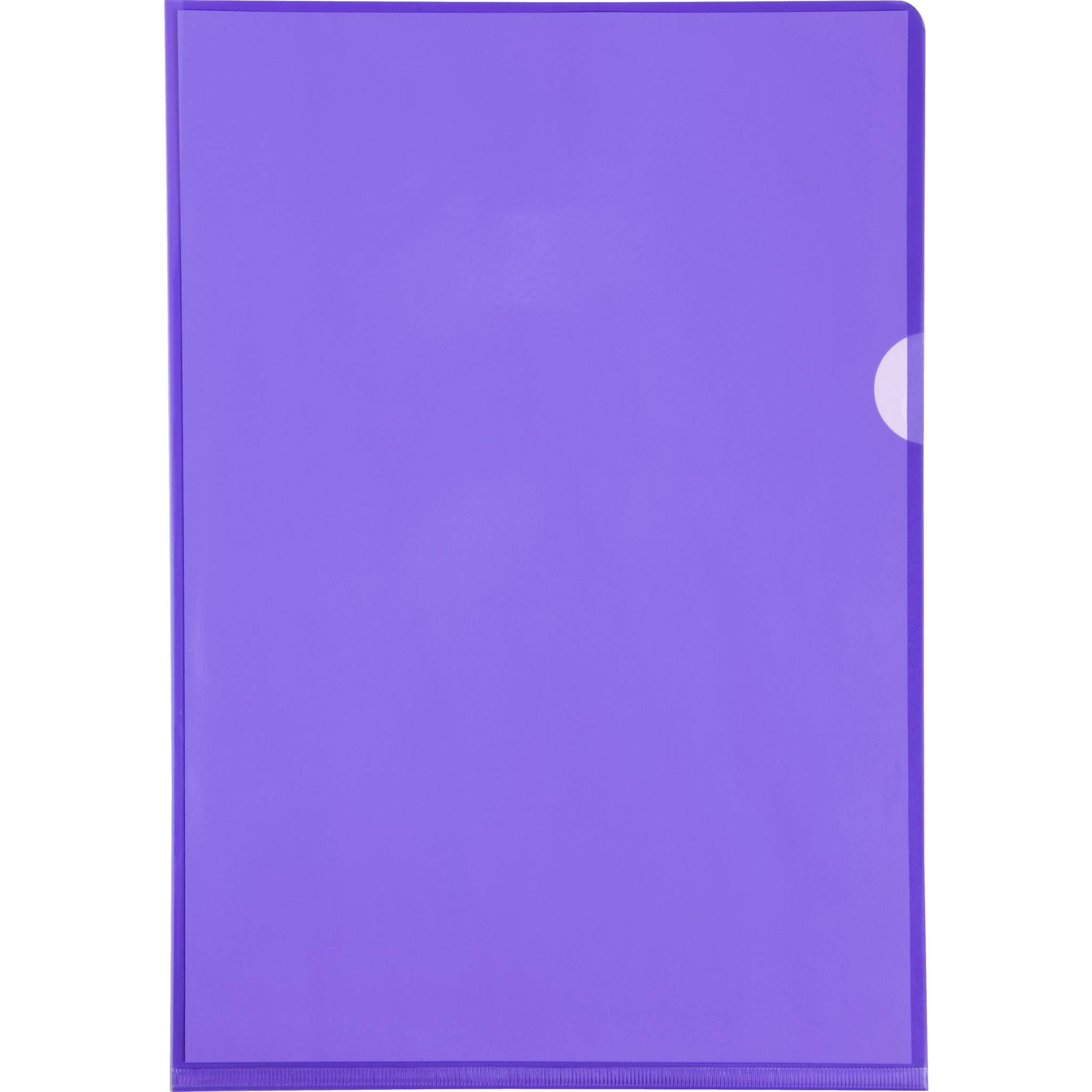 Exacompta 10x Pack 10 Aktensichthüllen glattem PVC 130µ A4 Violett 660505E