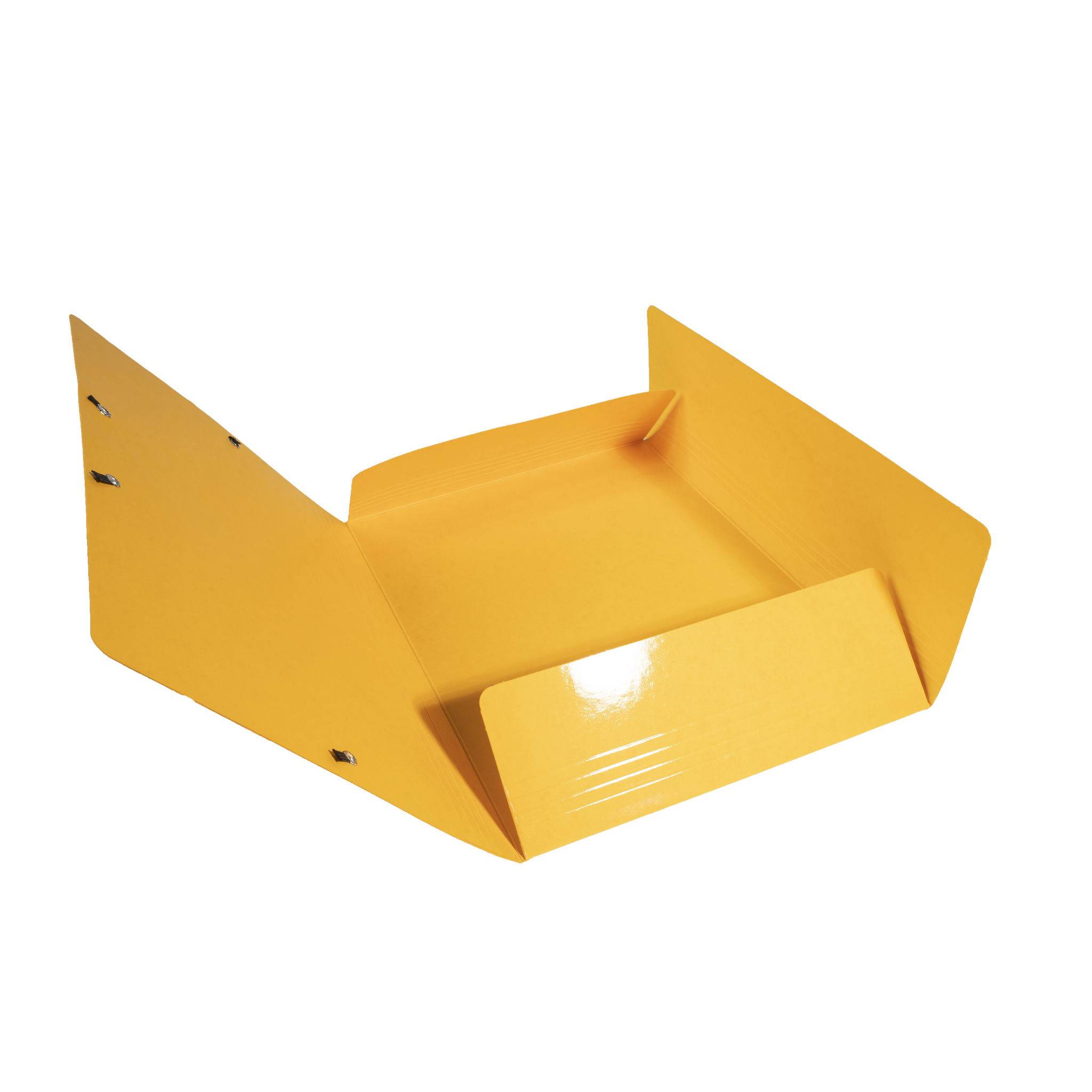 Exacompta 25x Sammelmappe + 3 Klappen Gummizug MAXI Karton 425g A4 Gelb 55828E