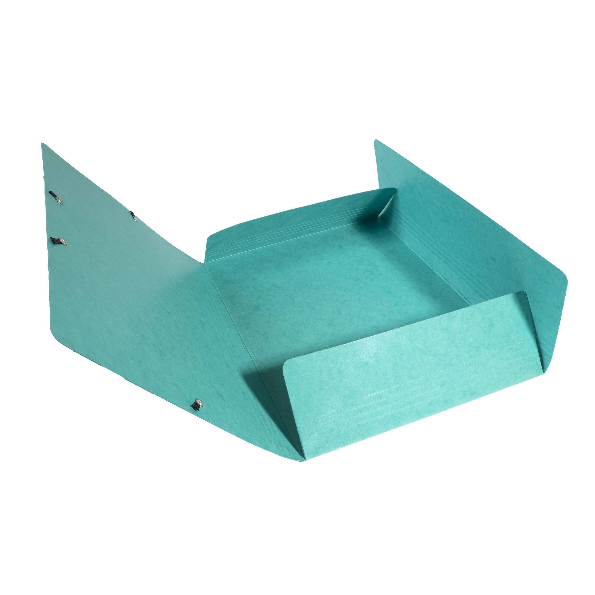 Exacompta 25x Sammelmappe +3 Klappen Gummizug MAXI Karton A4 Dunkelgrün 55830E