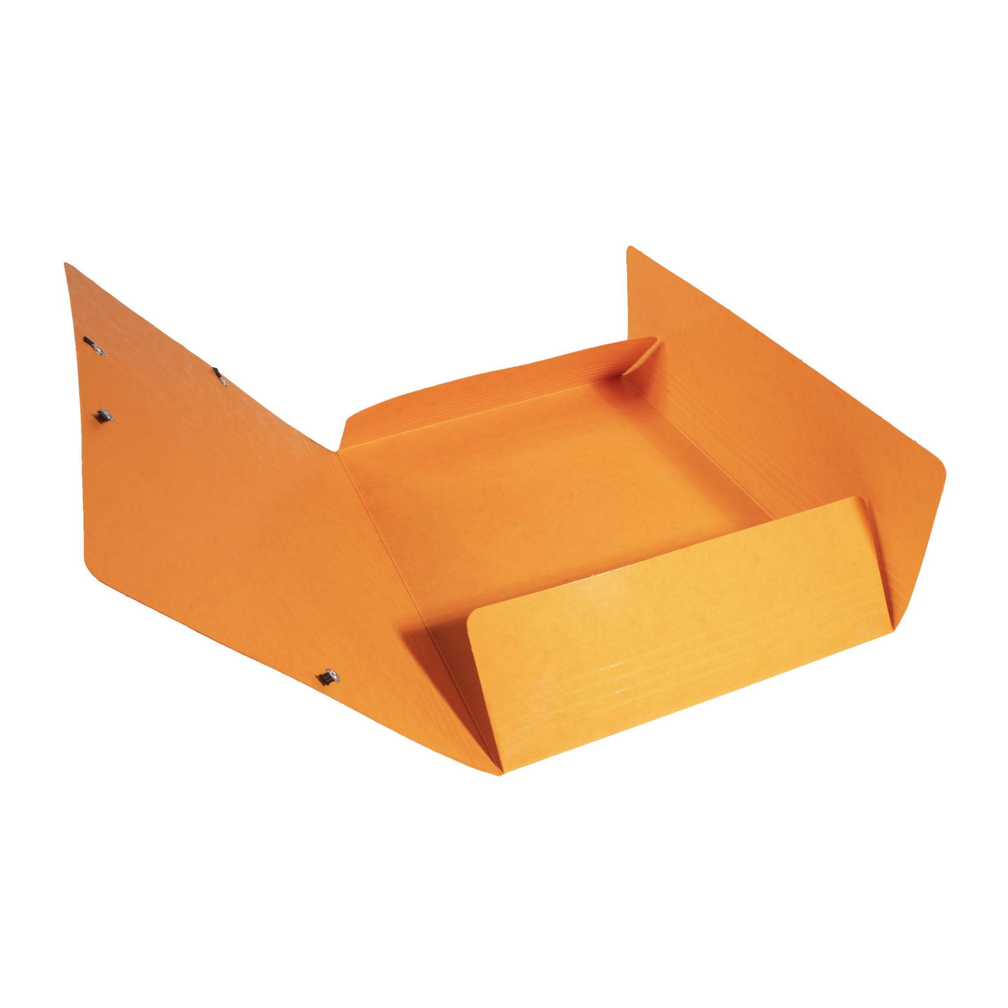 Exacompta 25x Sammelmappe + 3 Klappen Gummizug MAXI Karton 425g A4 Orange 55836E