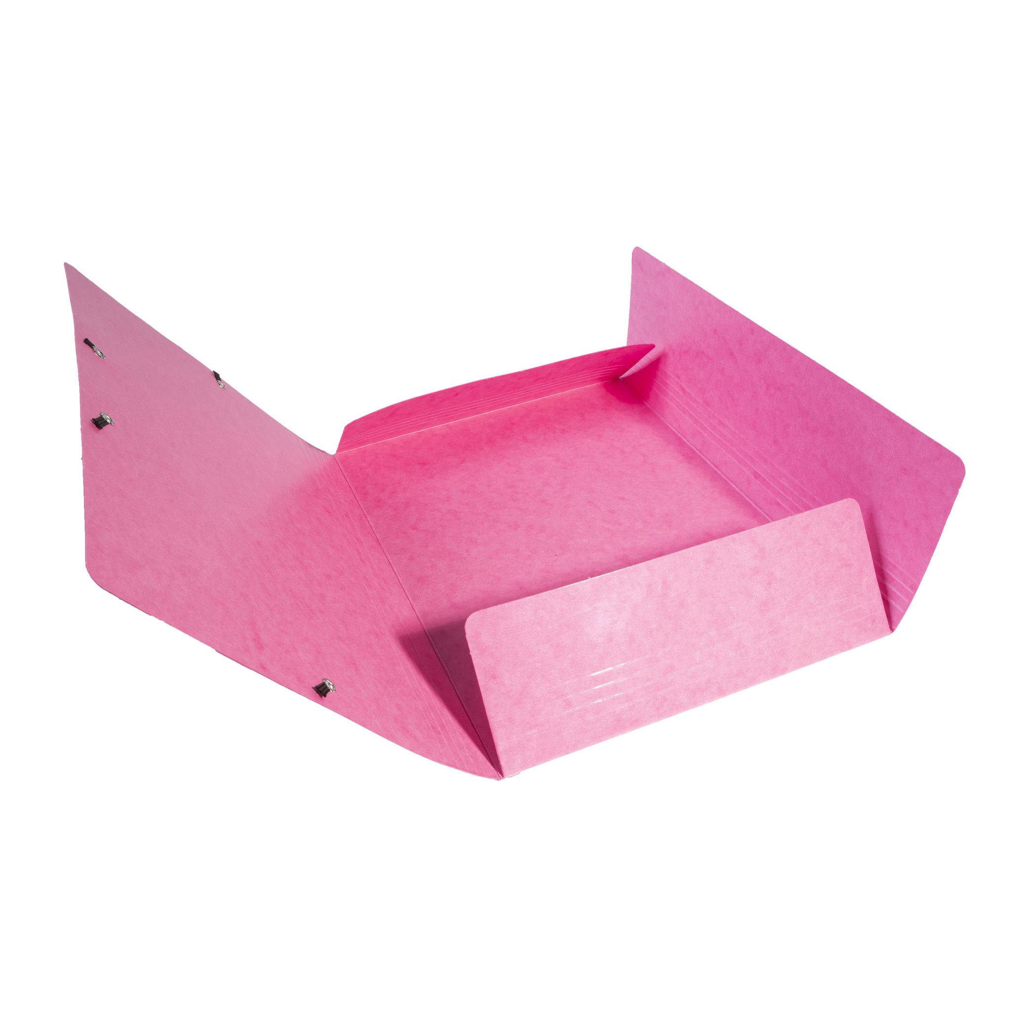 Exacompta 25x Sammelmappe + 3 Klappen Gummizug MAXI Karton 425g A4 Rosa 55824E