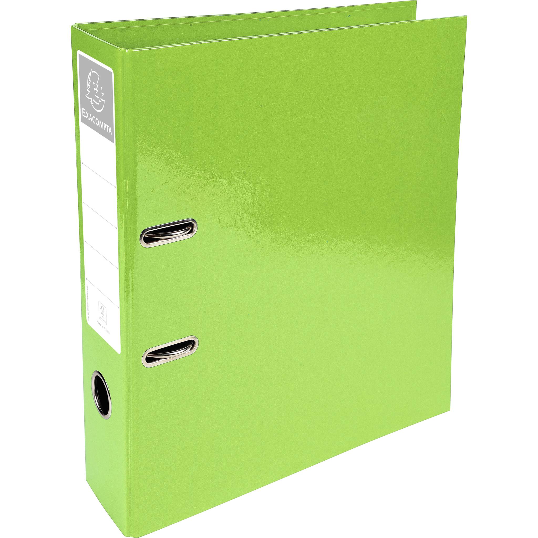 Exacompta 10x Ordner Prem'Touch A4, Rückenbreite 70mm, Iderama, Anisgrün, 53623E