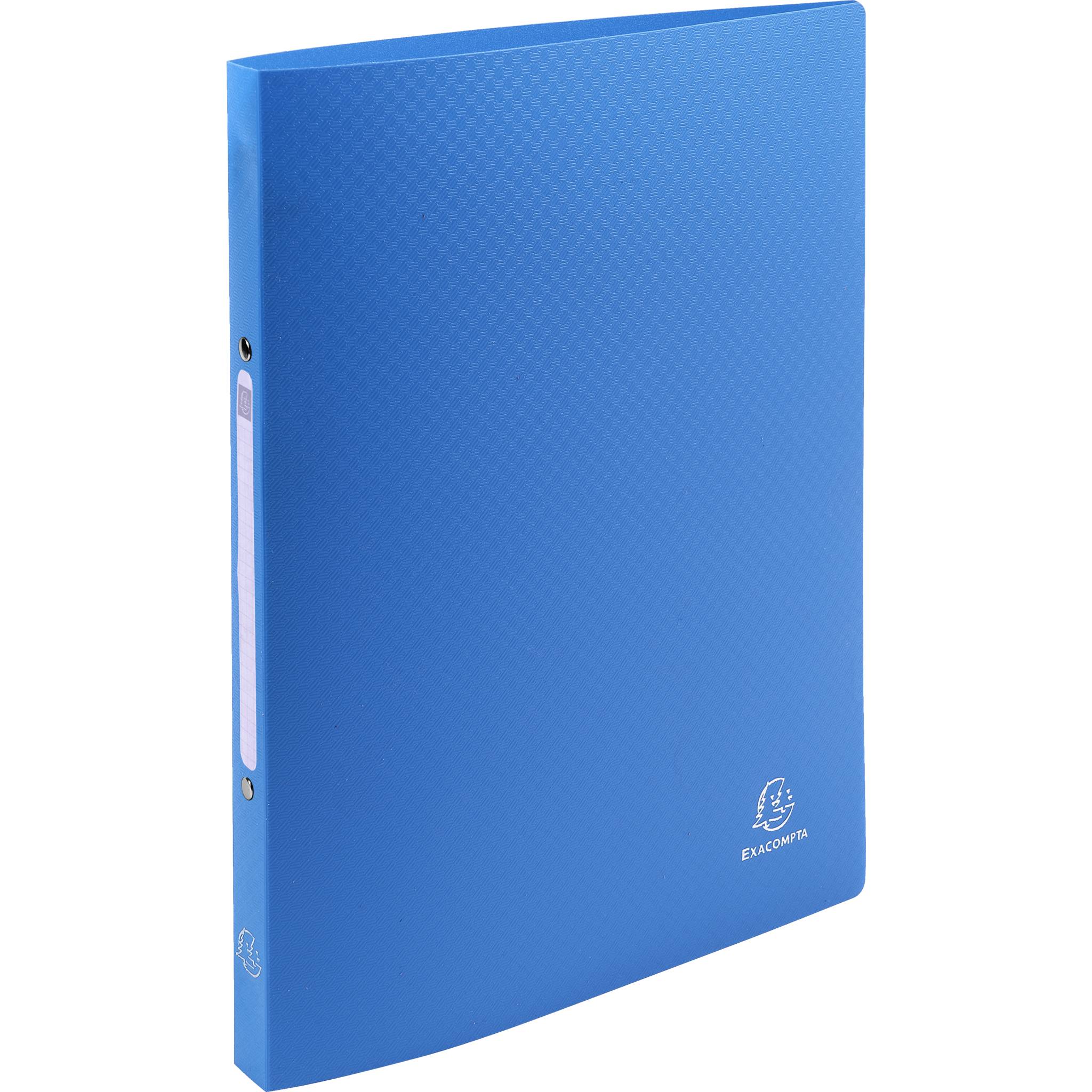 Exacompta 20x Ringbuch PP 500µ 2Ring 15mm Rücken 20mm A4 Hellblau 54192E