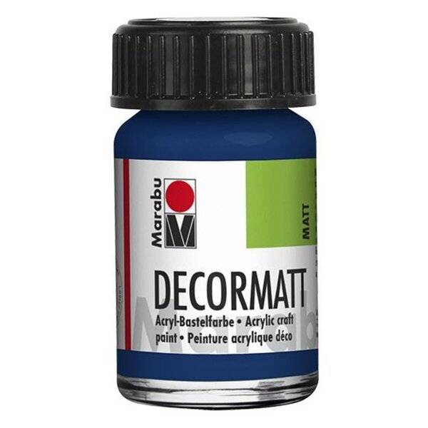 Decormatt Acryl - Dunkelblau 053 15 ml.