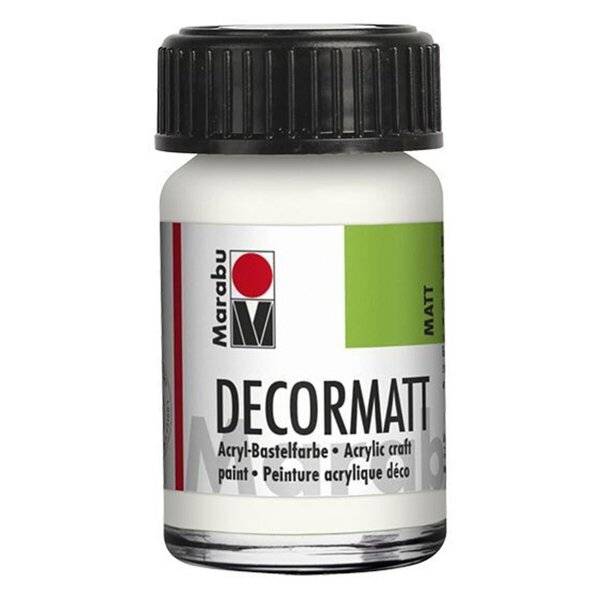 Decormatt Acryl - weiß 070 15 ml.