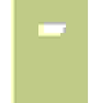 HERMA Heftschoner, DIN A4, aus PP, hellgrün gedeckt mit Strukturprägung, mit Beschriftungsetikett