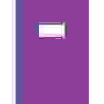 HERMA Heftschoner, DIN A4, aus PP, violett gedeckt mit Strukturprägung, mit Beschriftungsetikett