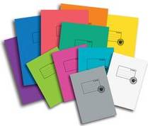 HERMA Heftschoner Recycling, DIN A5, aus Papier, dunkelgrün mit Beschriftungsetikett, 100 % Altpapier