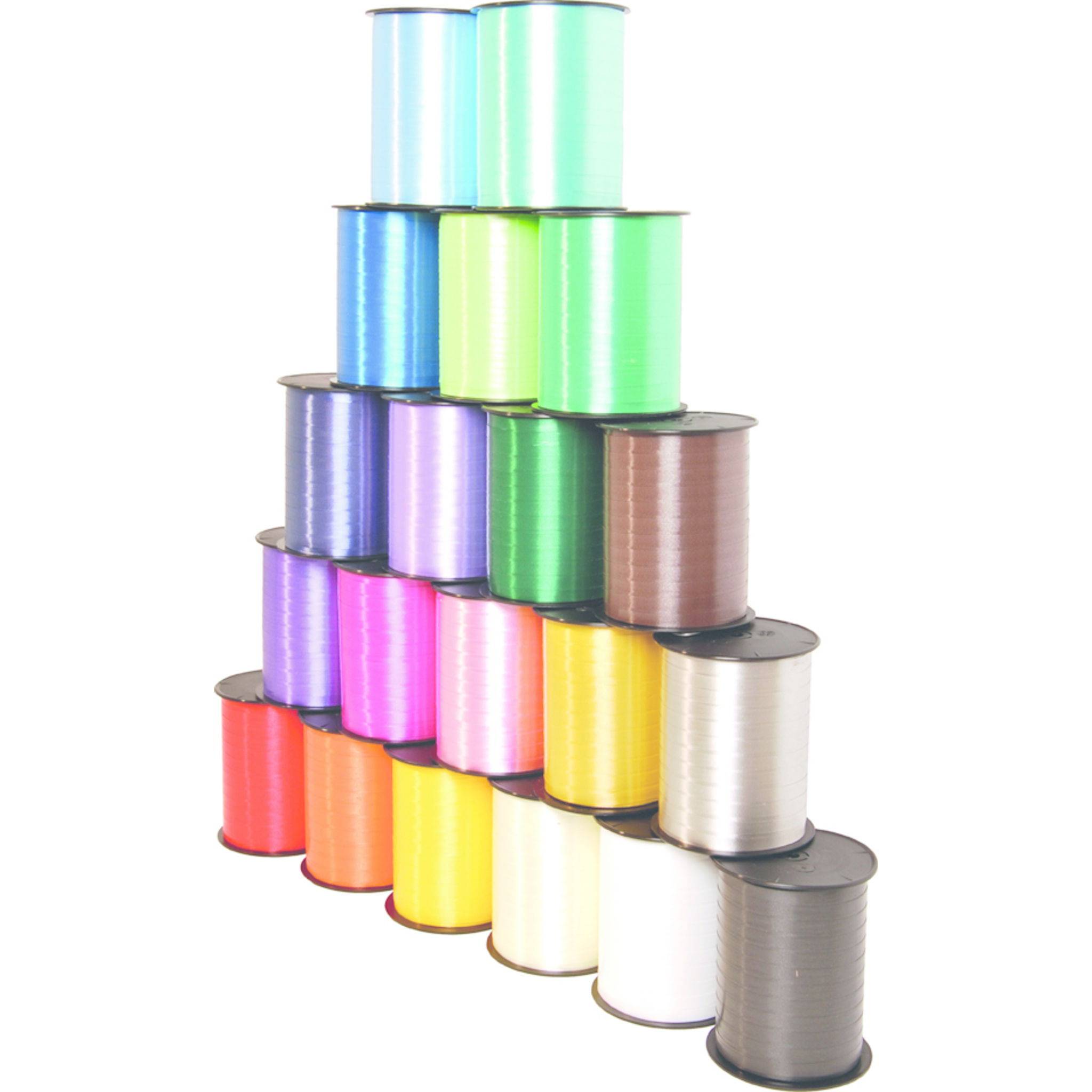 Clairefontaine Spule Geschenkband, glatt, 7mm x 500m - Rot 601706C