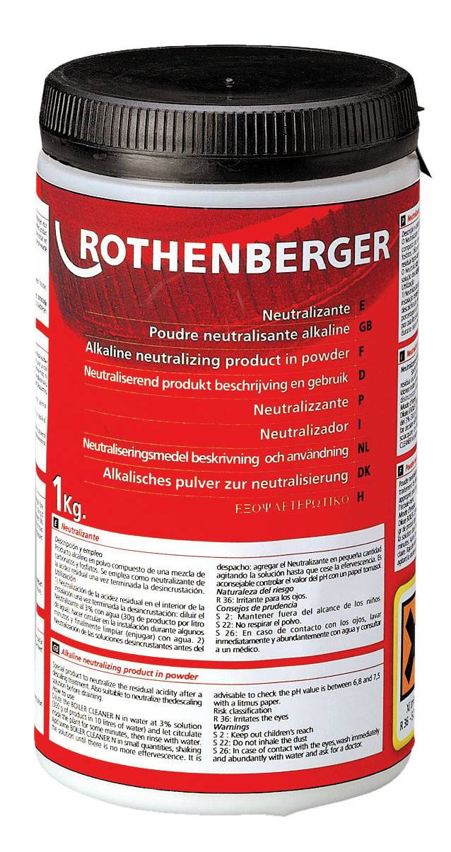 Rothenberger Neutralisationspulver, 1kg für alle ROCAL, 1 Stk.