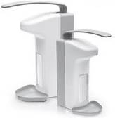 Desomed Armhebel-Wandspender SPE 500 für Händedesinfektionsmittel ASEPTOMAN, Kunststoffgehäuse,