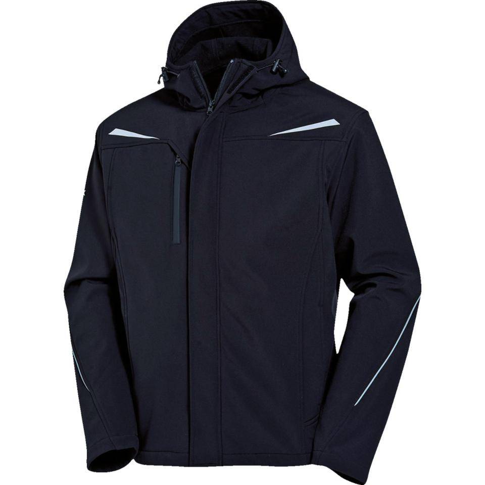 uvex Softshell-Jacke syneXXo 89068, anthrazit/schwarz, Größe 6XL