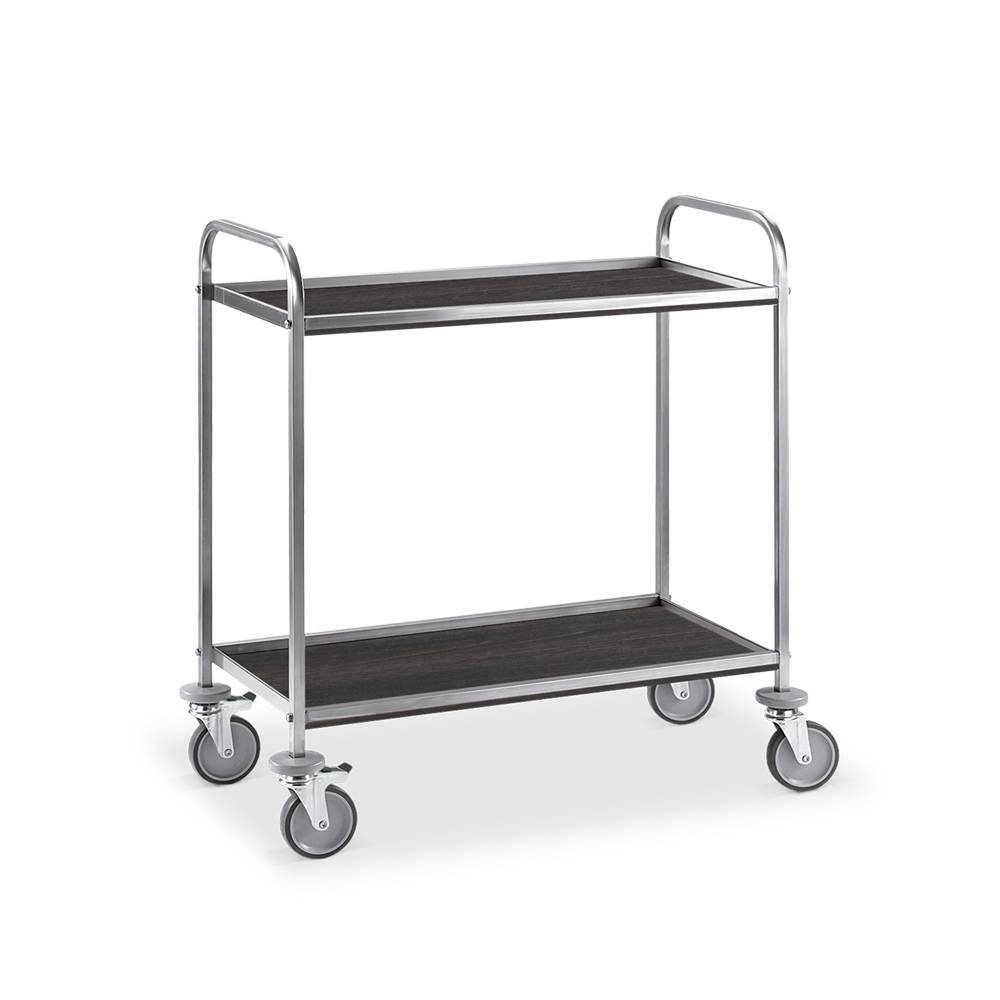 ETERNASOLID Servierwagen Purpose, 81 x 52 x 95 cm (BxTxH), 2 Böden, Tabak