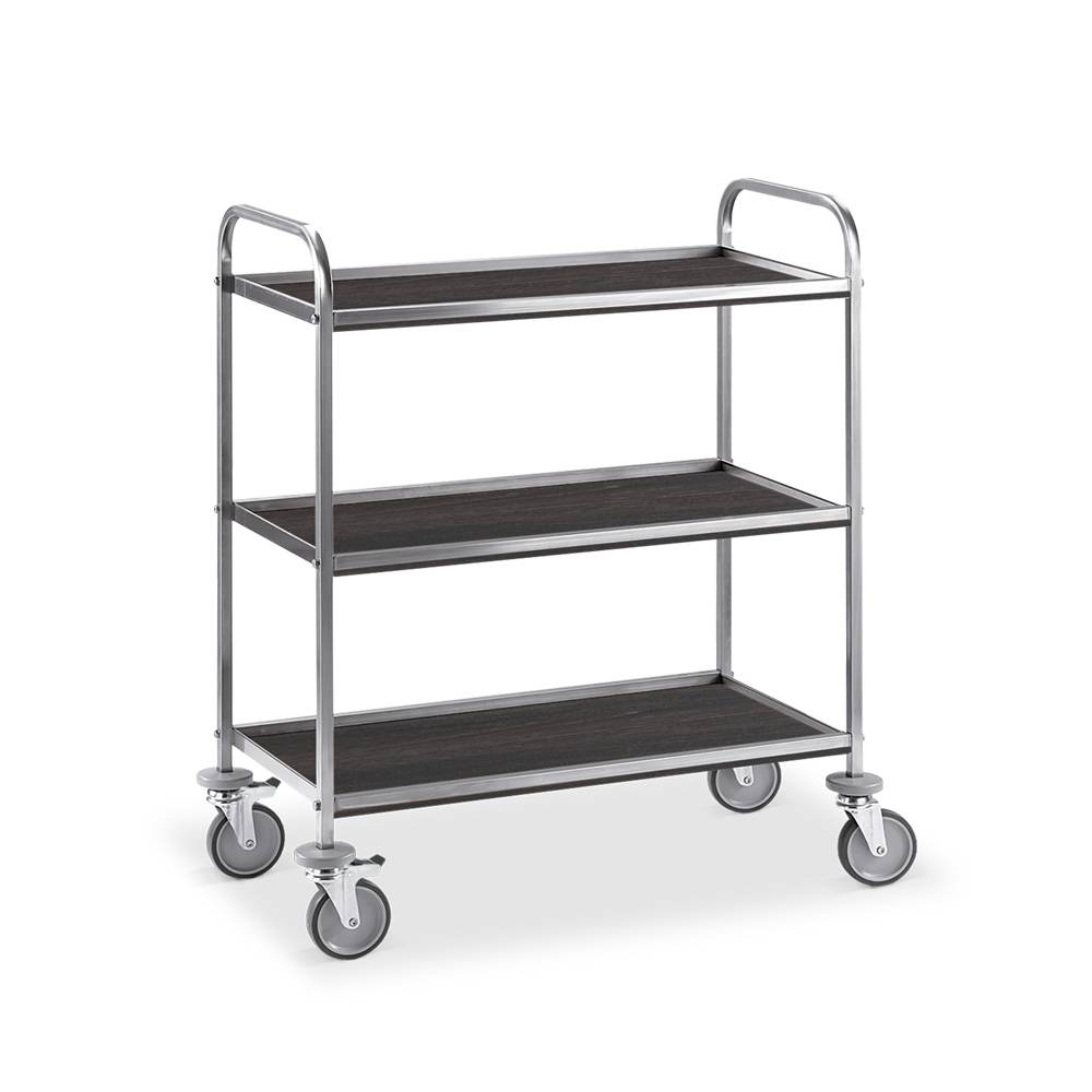 ETERNASOLID Servierwagen Purpose, 81 x 52 x 103 cm (BxTxH), 3 Böden, Tabak