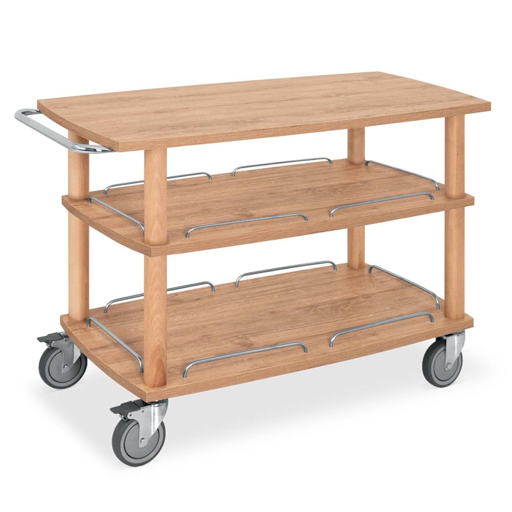 ETERNASOLID Servierwagen Cooperation, Eiche, 3 Böden