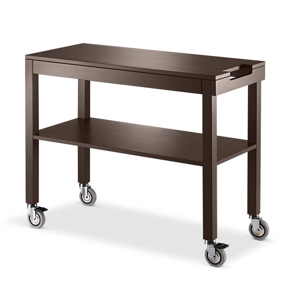 ETERNASOLID Servierwagen Charme, 70 x 45 x 84 cm (BxTxH), 2 Böden, Taubengrau