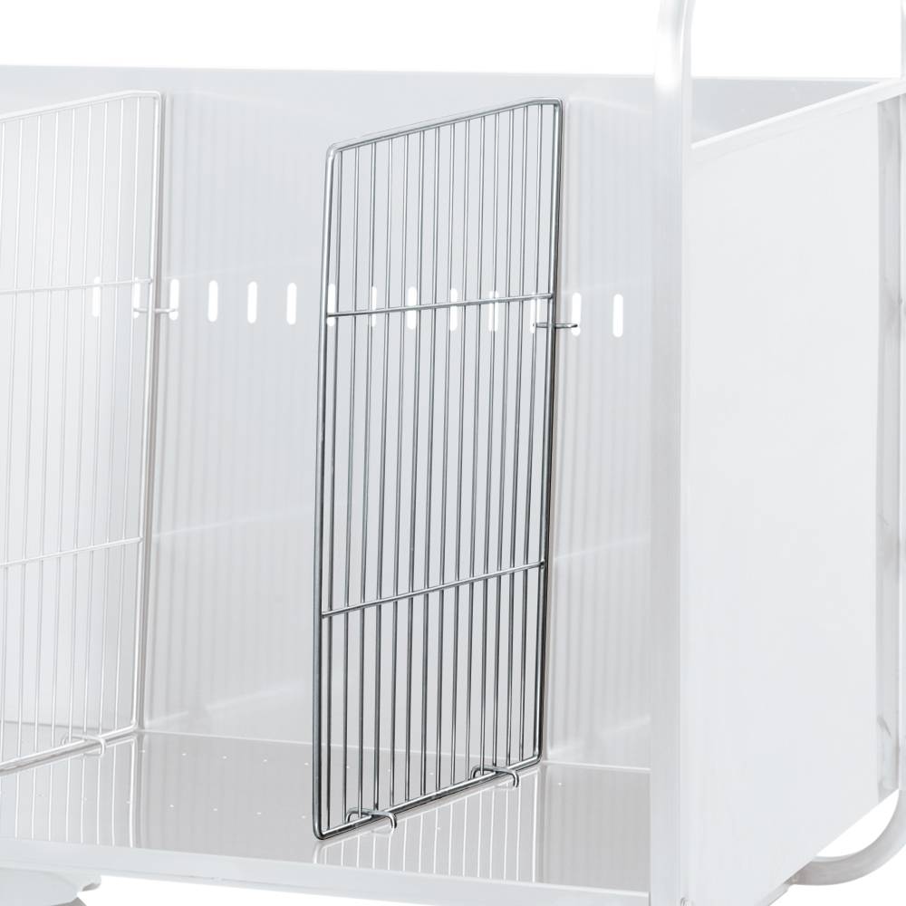 ETERNASOLID Trenngitter Edelstahl, versetzbar, für Tellertransportwagen Premium