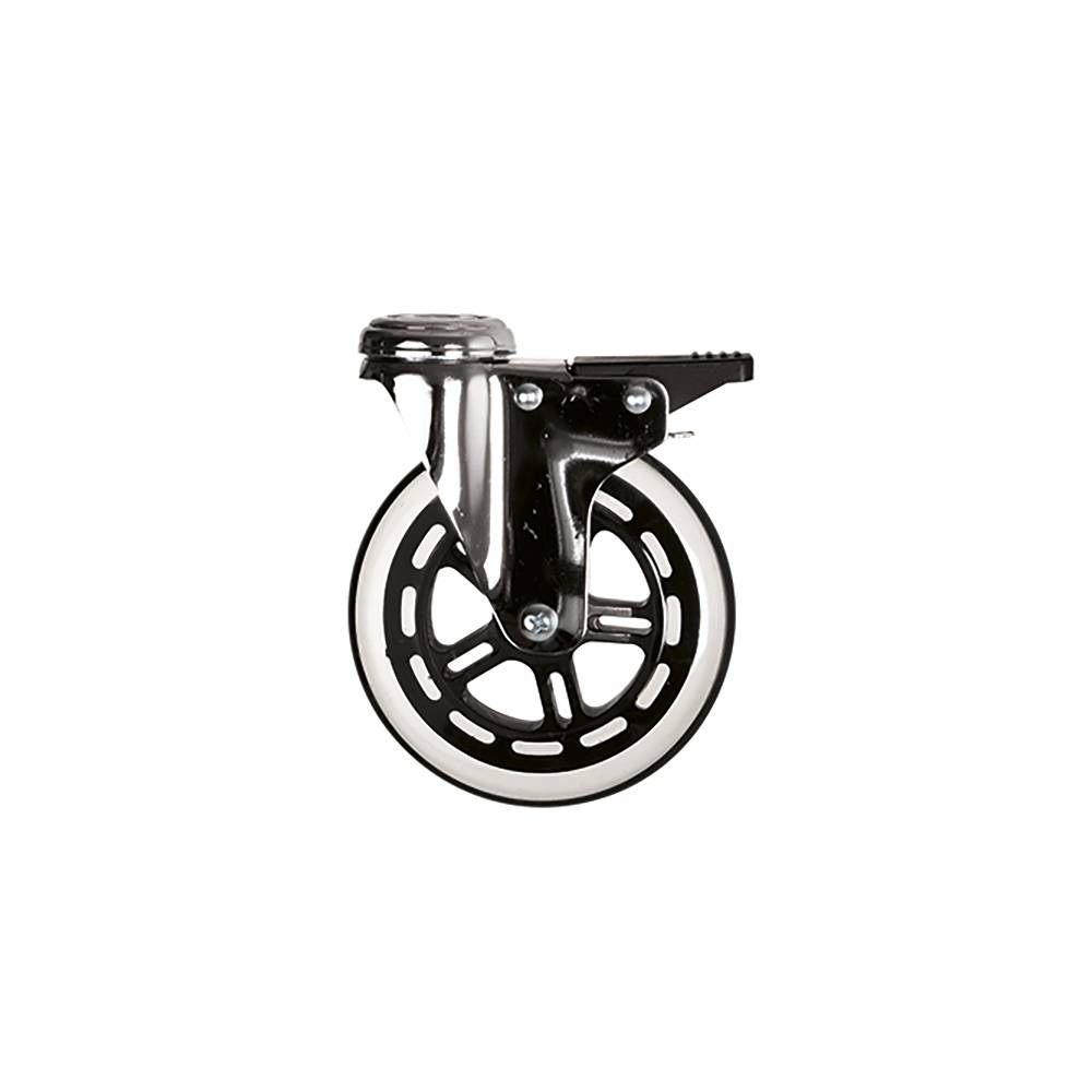 ETERNASOLID 4 elastische Rollen (1 Satz), davon 2 mit Feststeller, für Tablettwagen