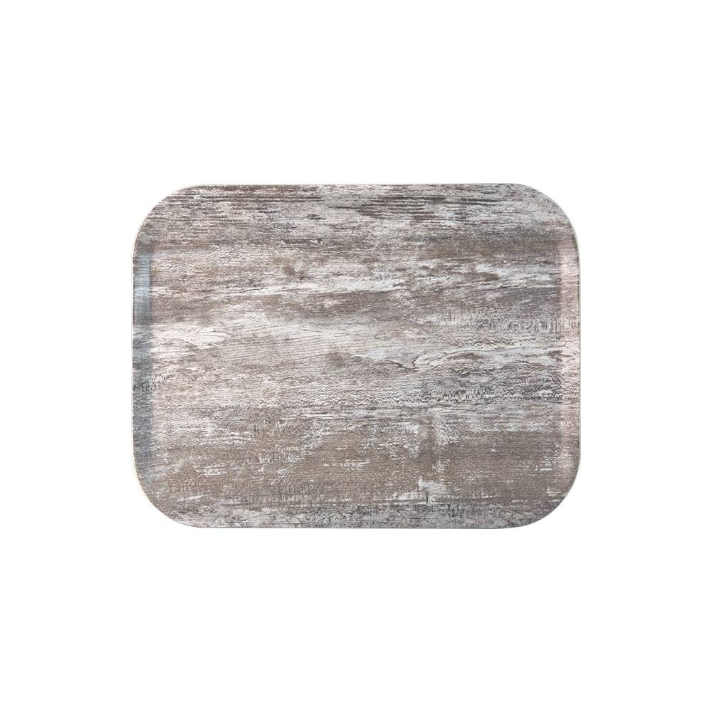 ETERNASOLID Fiberglastablett Holzwelle, Typ SMART, 43 × 33 cm, Atrium Grau