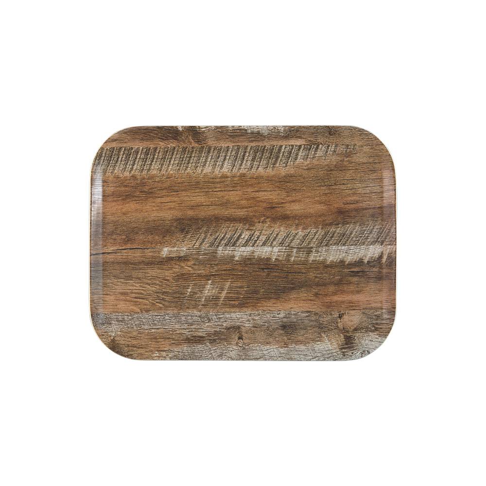 ETERNASOLID Fiberglastablett Holzwelle, Typ SMART, 43 × 33 cm, Golden Teak