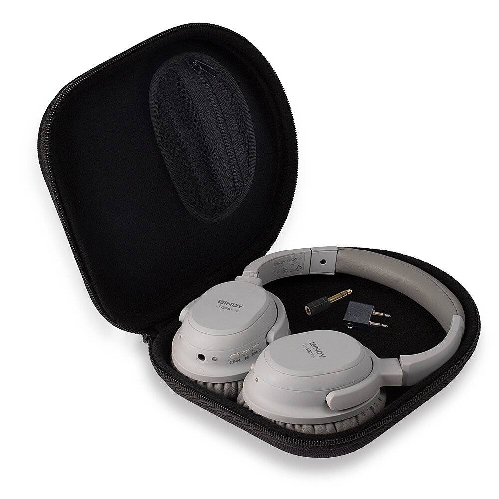 Lindy LH500XW - Verkabelt & Kabellos - Anrufe/Musik - 20 - 20000 Hz - 198 g - Kopfhörer - Grau