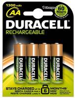 Duracell Rechargeable - Batterie 4 x AA-Typ - NiMH - (wiederaufladbar)