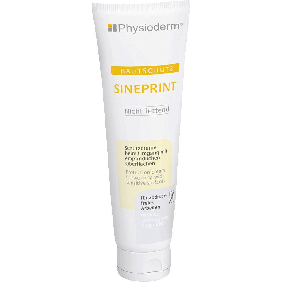 Physioderm Hautschutzcreme sineprint®, fettabdruckfrei, silikonfrei, 100ml/Tube