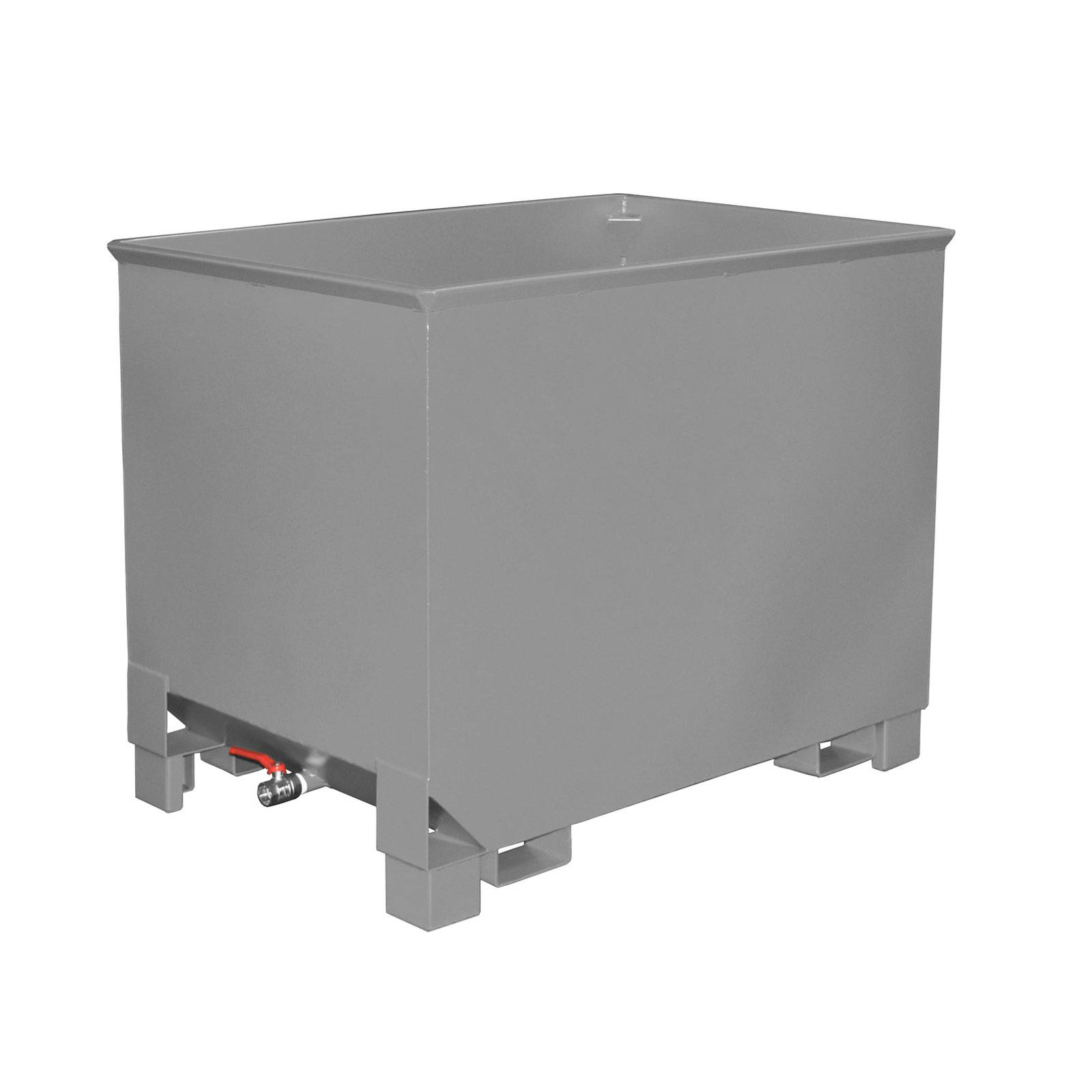 Spänekasten CS 80, lackiert, Mausgrau