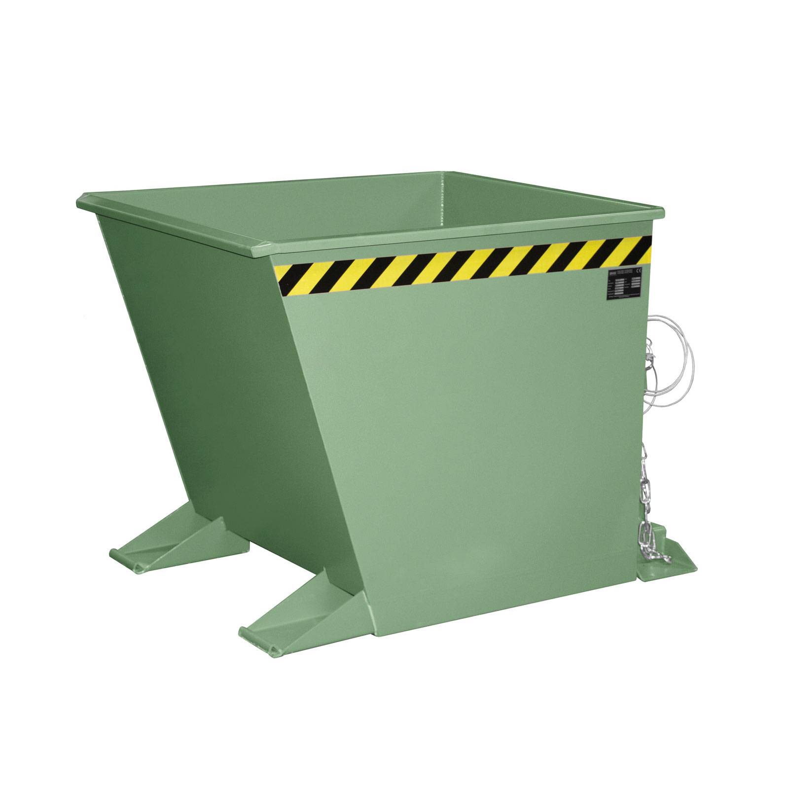 Spänebehälter SGU-RZ 55, lackiert, Resedagrün