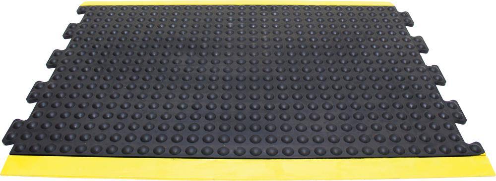 Anti-Ermüdungsmatte Bubblemat Naturkautschuk Mittelstück B90xL120 cm schwarz/gelb - Artikel: 7830611780