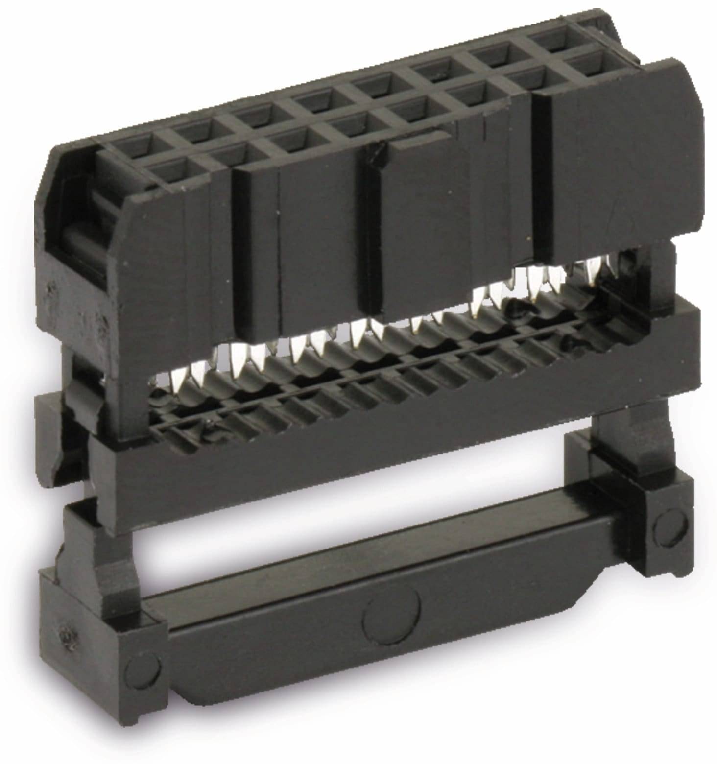 ECON CONNECT Pfostenbuchse für Flachbandleitung, RM 2,54, 16-polig